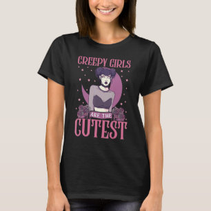 Die Beängstigenden gotischen Mädchen sind die Nied T-Shirt