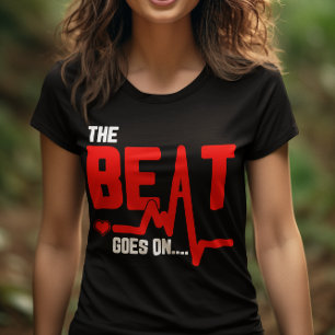Die Beat geht auf Herz-Operation Überlebende Herz T-Shirt