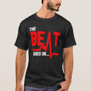 Die Beat geht auf Herz-Operation Überlebende Herz T-Shirt