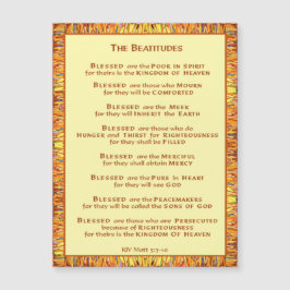 Die Beatituden von Sermon auf dem Monte Magnet