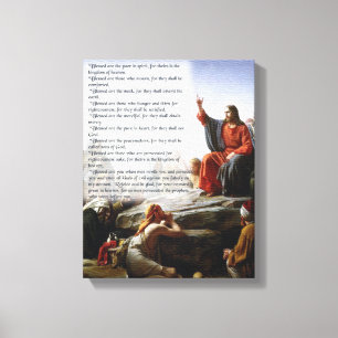 DIE BEATITUDES LEINWANDDRUCK
