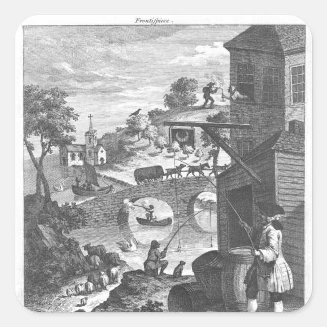 Die Bedeutung einer wissensbasierten Perspektive Quadratischer Aufkleber (Vorderseite)