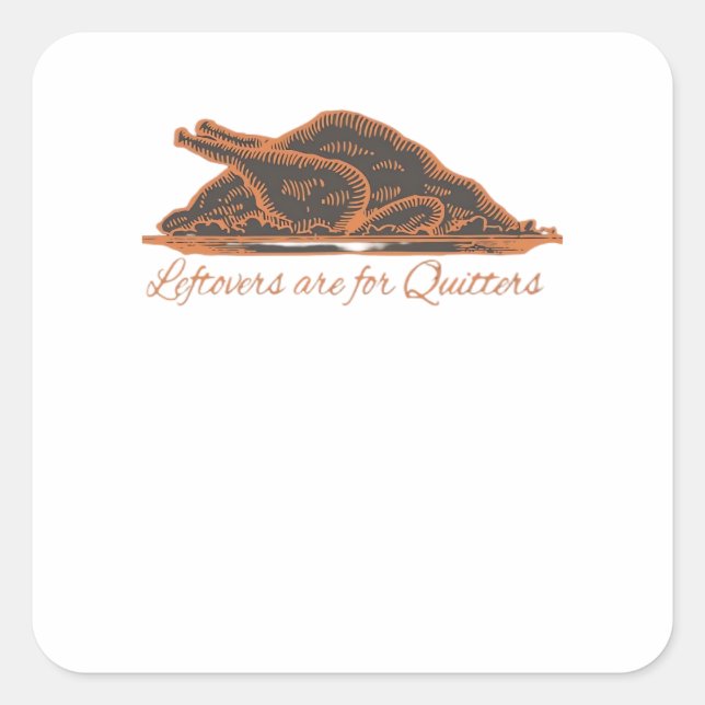 Die Bedienelemente sind für Quitters Graphic Class Quadratischer Aufkleber (Vorderseite)