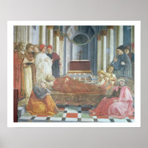 Die Beerdigung von St. Stephen, Details aus dem Zy Poster