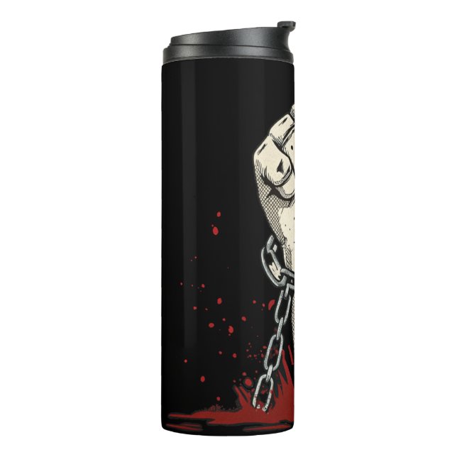 Die Befreiung-Thermal-Tumbler Thermosbecher (Nach links gedreht)