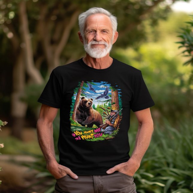 Die Begegnungsbärenjagd humorvoll T-Shirt (Von Creator hochgeladen)