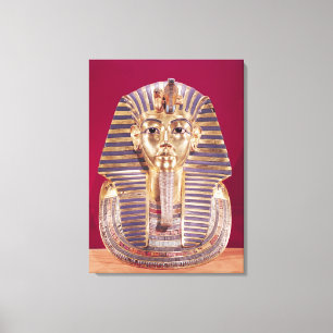 Die Begräbnismaske von Tutankhamun Leinwanddruck