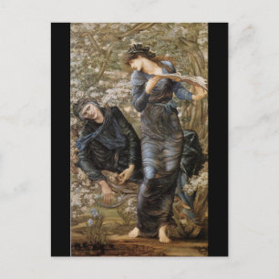 Die Beguiling von Merlin durch Burne-Jones Postcar Postkarte