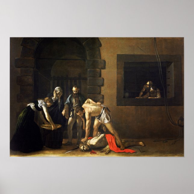 Die Beheading of Saint John von Caravaggio - Poste Poster (Vorne)