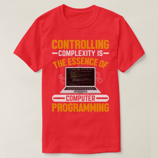 Die Beherrschung der Komplexität ist das Wesen des T-Shirt (Design vorne)