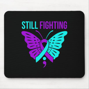 Die Bekämpfung von glücklichen Selbstmordgedanken Mousepad