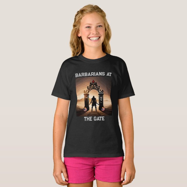 Die Belagerung: Barbaren an den Toren Amerikas T-Shirt (Vorne ganz)