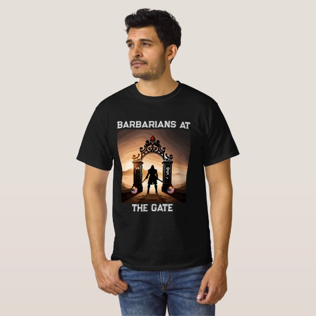 Die Belagerung: Barbaren an den Toren Amerikas T-Shirt (Vorne ganz)
