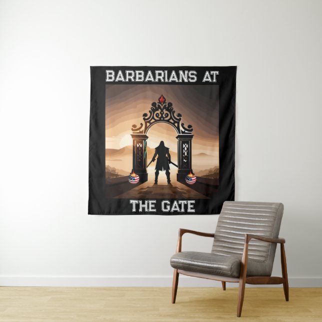 Die Belagerung: Barbaren an den Toren Amerikas Wandteppich (Beispiel)