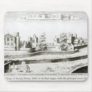 Die Belagerung des Basierens von Haus, 1645 Mousepad
