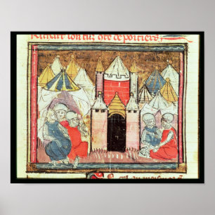 Die Belagerung des Chateaus-Gaillard Poster