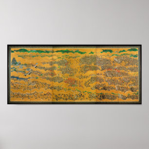 Die Belagerung des Schlosses von Osaka Poster