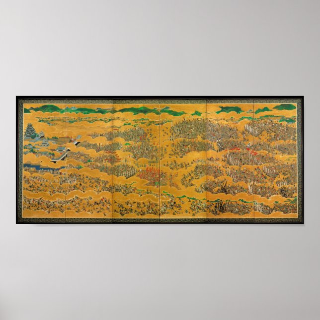 Die Belagerung des Schlosses von Osaka Poster (Vorne)