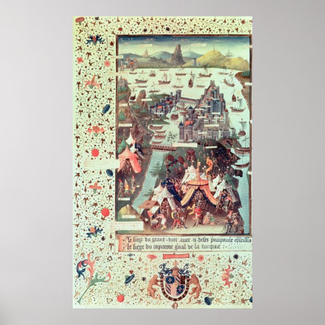 Die Belagerung Konstantinopels Poster (Vorne)