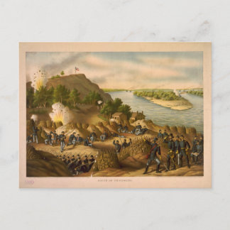 Die Belagerung Vicksburgs durch den Zivilen Krieg  Postkarte