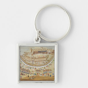 Die Belagerung von Athen im Jahre 1827, vom Schlüsselanhänger