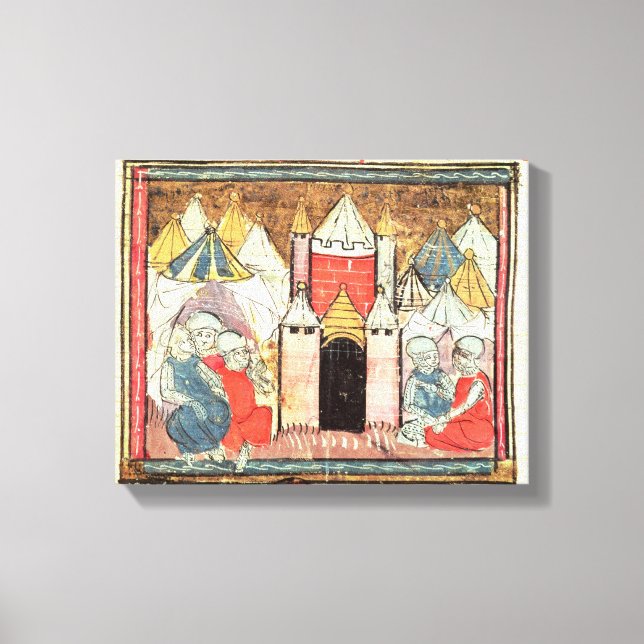 Die Belagerung von Chateau-Gaillard Leinwanddruck (Vorderseite)