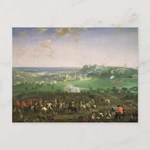 Die Belagerung von Namur, 1659 Postkarte