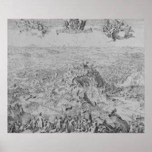 Die Belagerung von Namur, 1695 Poster