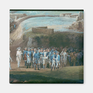 Die Belagerung von Yorktown Magnet