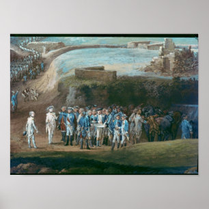 Die Belagerung von Yorktown Poster