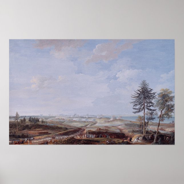 Die Belagerung Yorktown 1781, 1784 Poster (Vorne)