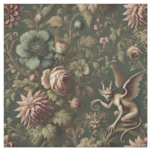 Die beleuchtete Watcher - Gothic Statement Tile Stoff
