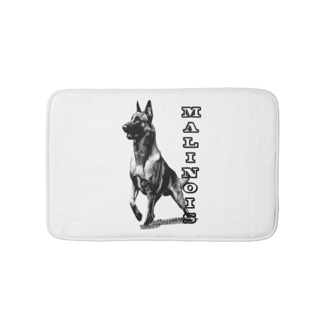 Die belgischen Malinois sind die besten Badematte (Vorderseite)