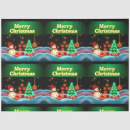 Die beliebte Weihnachts-Neon Holiday Collection Seidenpapier