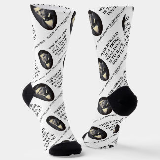 Die Belohnung einer gut gemachten Sache ist, sie g Socken