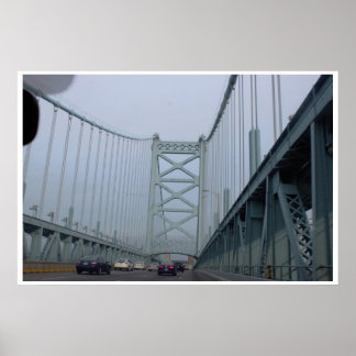 Die Ben Franklin-Brücke Poster