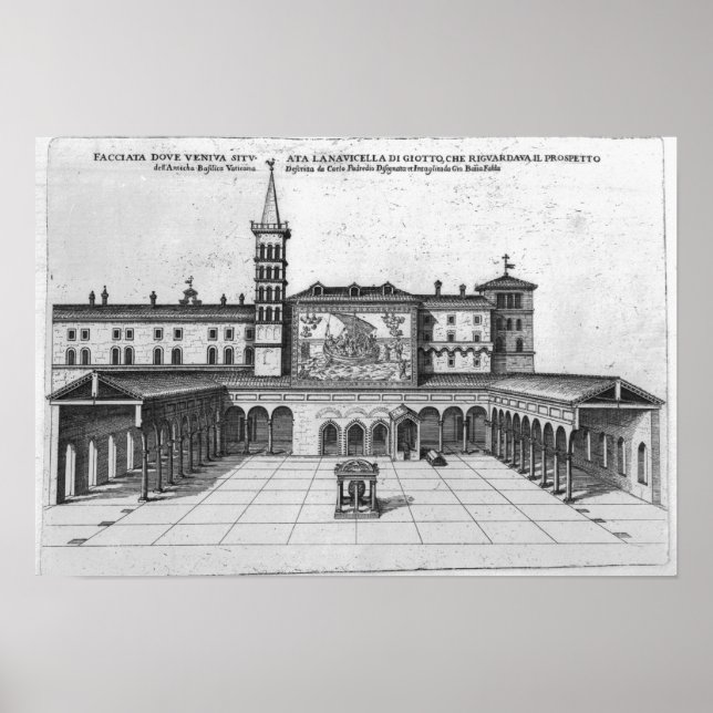 Die Benedict Loggia des alten Vatikans Poster (Vorne)