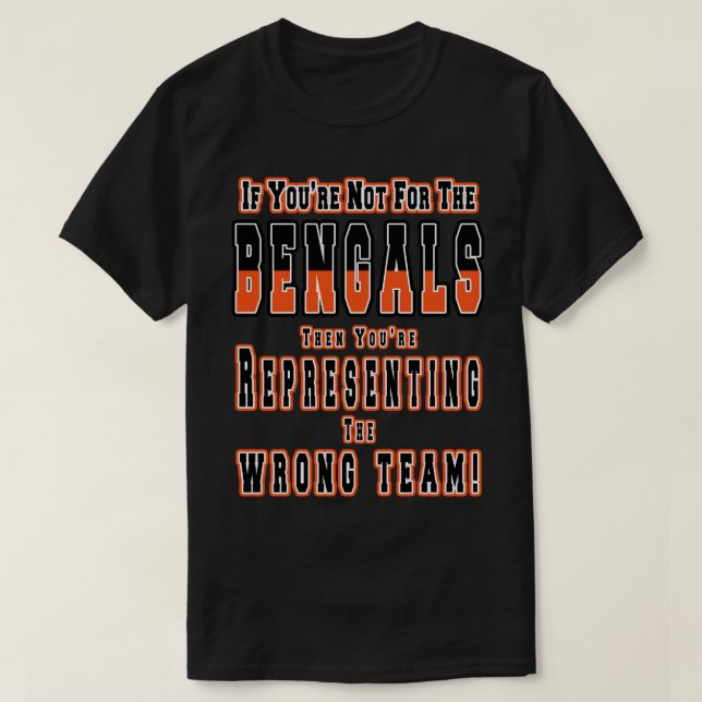 Die Bengals vertreten T-Shirt (Design vorne)