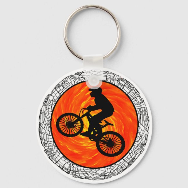 DIE BERGBIKER SCHLÜSSELANHÄNGER (Vorderseite)