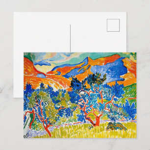 Die Berge bei Collioure Andre Derain Postkarte