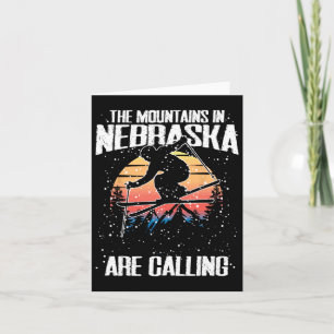 Die Berge in Nebraska fordern sonniges Skifahren Karte
