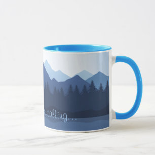 Die Berge nennen Design Coffee Tasse