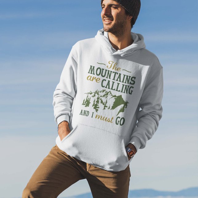 Die Berge nennen Hoodie (Von Creator hochgeladen)