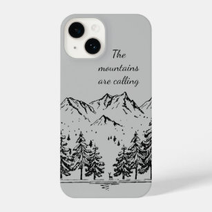 Die Berge nennen Inspirationsquelle iPhone 14 Hülle