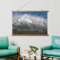 Die Berge nennen Zitat Snowy Mountains