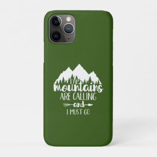 Die Berge rufen an, und ich muss Fallmädchen werde Case-Mate iPhone Hülle