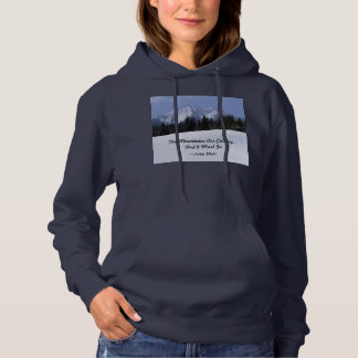 Die Berge rufen Damen Hoodie an
