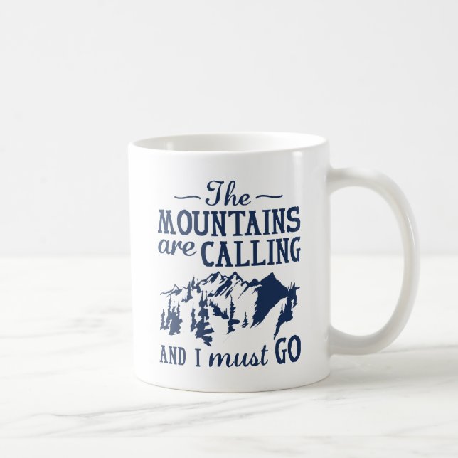 Die Berge rufen Kaffeetasse (Rechts)