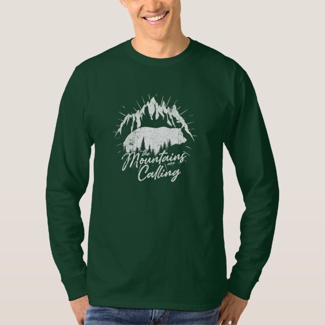 Die Berge rufen T-Shirt (Vorderseite)