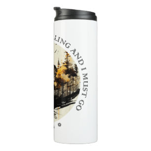 Die Berge rufen - Tumbler Thermosbecher